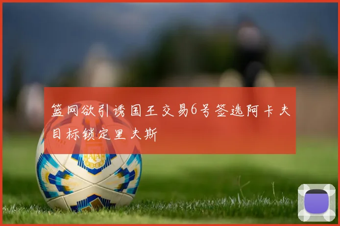 篮网欲引诱国王交易6号签选阿卡夫目标锁定里夫斯